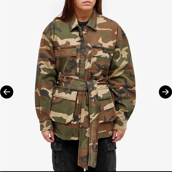 Good American Other - Good American Camouflage Jacket Excellent Condition